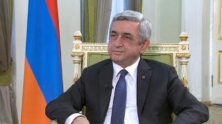 Armenian President Sargsyan pledges remembrance on massacre centenary