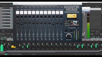 FREE DRUM VST: #MonsterDrumVST (walktrough on Reaper)