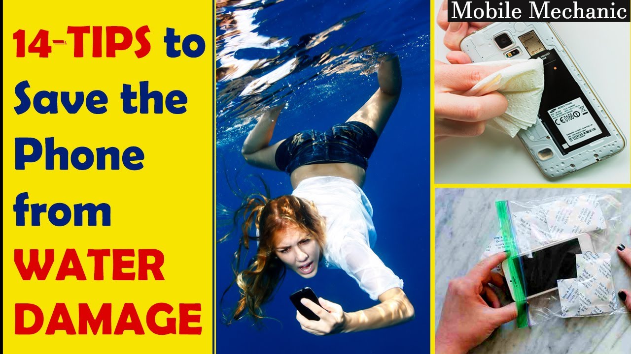 14 Tips to Save your Phone from water Damage MOBILE SILICA GEL