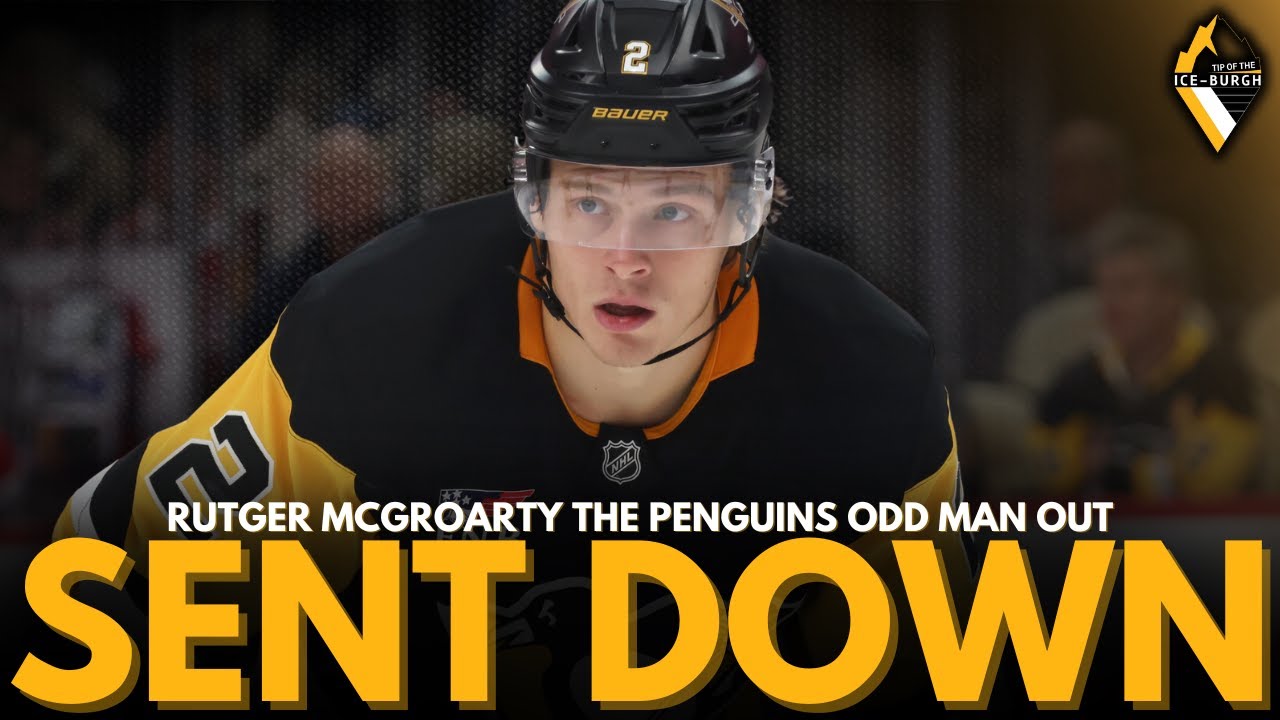 Ратгер Макгроарти потерял место в составе «Питтсбург Пингвинз».