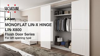 [INSTRUCTIONS ] MONOFLAT LINX HINGE LINX800 Flush Door Series   Sugatsune Global