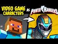 What if FAMOUS VIDEO GAME CHARACTERS Were POWER RANGERS?! (Story & Speedpaint)