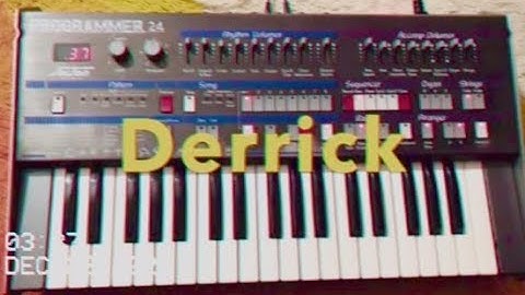 DERRICK ★ Fully Created using Solton Programmer 24 Synth