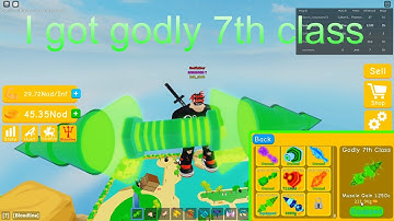 I got godhood 7 and godly 7th class in roblox lifting simulator