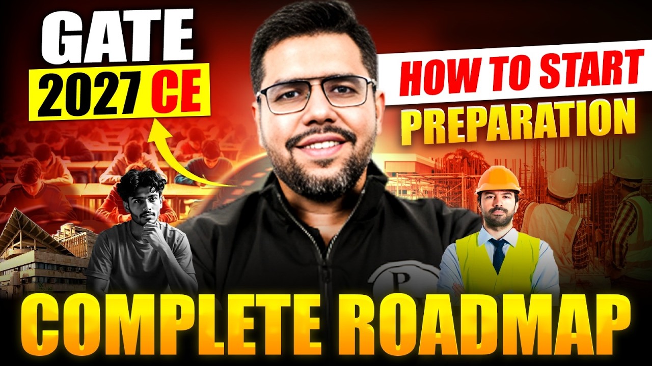 GATE 2027 Civil Engineering Preparation Strategy | Complete Roadmap for ...