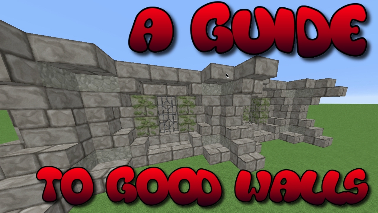 How To Make Walls in Minecraft | AWESOME MINECRAFT WALLS | Minecraft