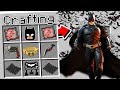 CRAFTING BATMAN IN MINECRAFT!