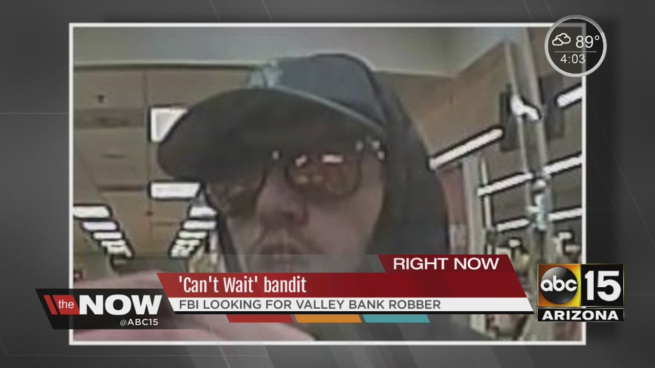 FBI searching for man who robbed four Valley banks