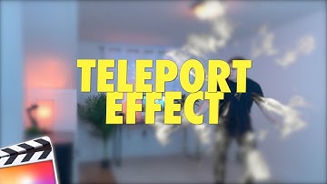 Final Cut Pro X Teleport Effect Tutorial