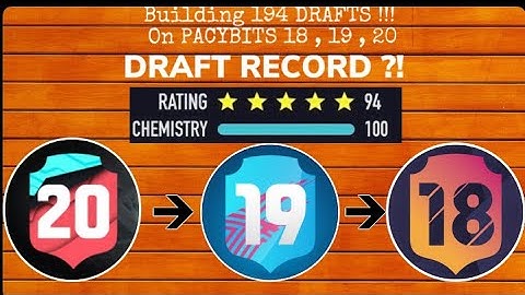 I built 194 DRAFTS on PACYBITS 20 , PACYBITS 19 and PACYBITS 18 || draft world record | pacybits 20