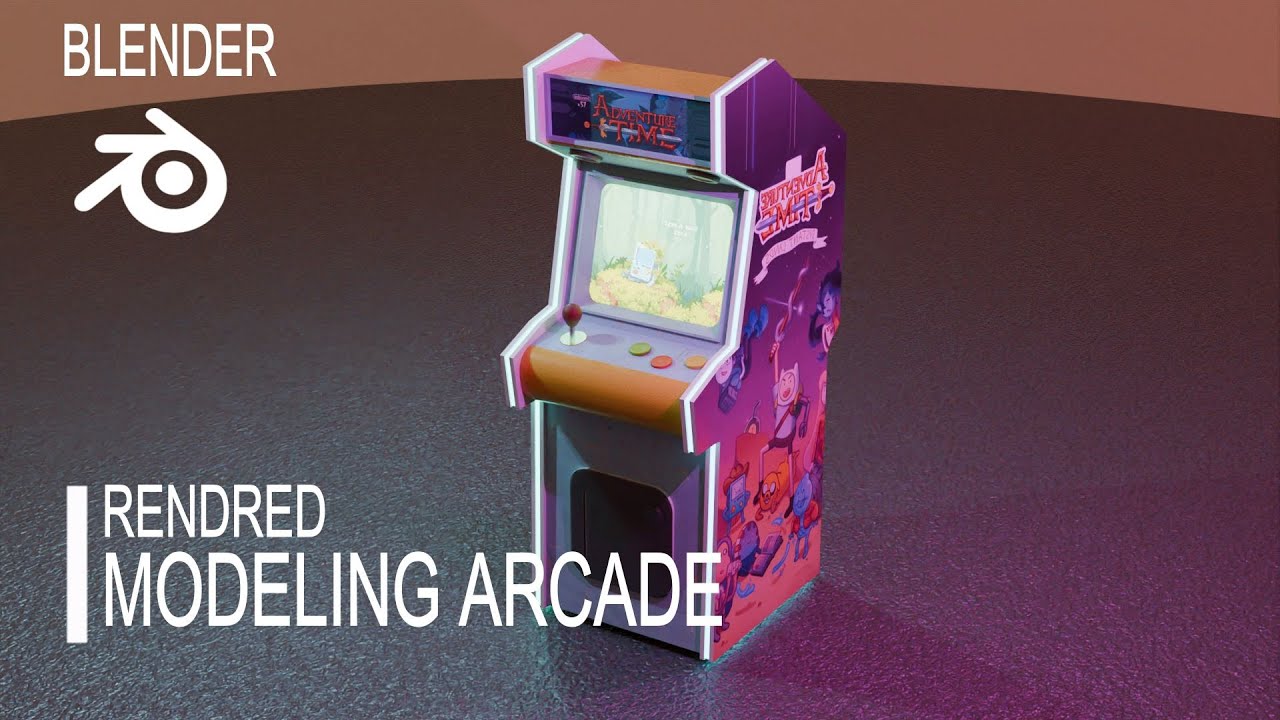 Modeling Arcade in BLENDER 🕹 - YouTube