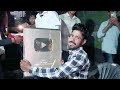 Gm vlogger apne friend ke sath golden play button celebrate karte hue  dhaka jo  puranpur pilibhit