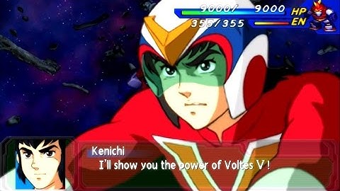 Super Robot Wars A Portable (EN) - Voltes V All Attacks