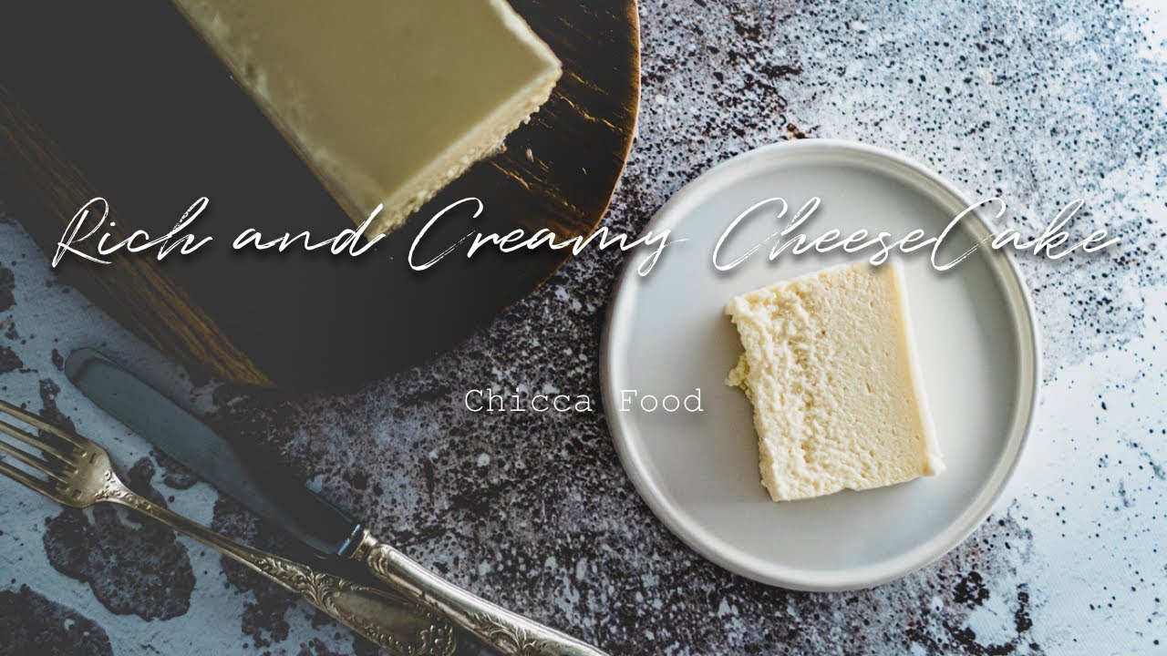 焼いているのになめらか食感 濃厚ベイクドレアチーズケーキ Rich And Creamy Semi Baked Cheesecake Youtube