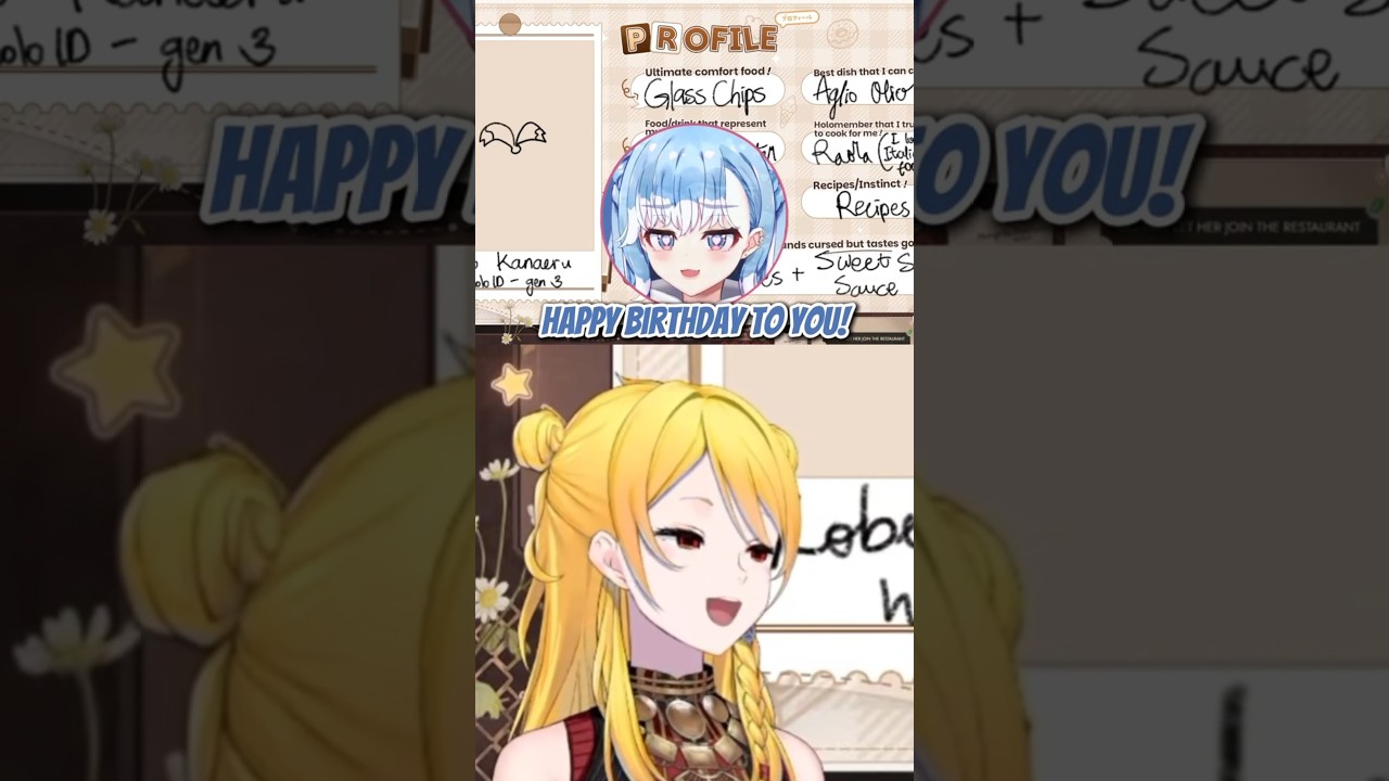 Kobo Sings "Happy Birthday" to Kaela...😭😭 #hololive #vtuber #shorts