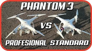 Comparativa dji phantom 3 standard vs dji phantom 3 profesional, diferencias en español