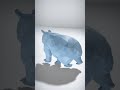Low-Poly Bear Model - AI Rigged 3D Character