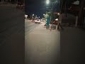 walking home from work enjoying the nice cold breeze