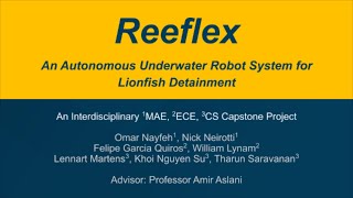 Reeflex: An Autonomous Underwater Robot System for Lionfish Detainment