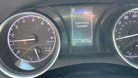 2018 Toyota Camry Front Camera Unavailable
