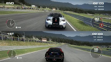 GRID2 | Red Bull GP Circuit Race Split Screen Subaru VS Ford Gameplay PC