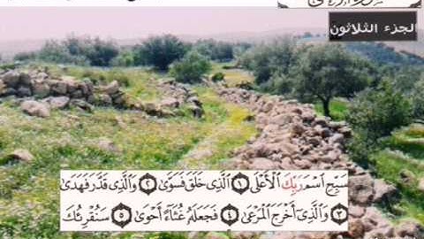 سورة الأعلى بصوت الشيخ محمد فؤاد مقدادي