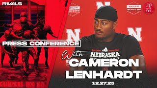 Nebraska Football: Cam Lenhardt Las Vegas Bowl press conference (Dec. 27, 2025)