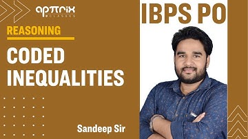 Coded Inequalities |  IBPS PO 2020 | Reasoning | Sandeep Sir