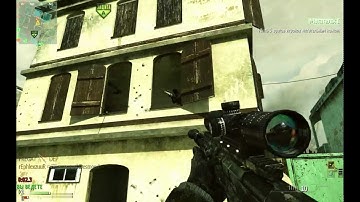 Call of Duty Modern Warfare 3 EPIC Throwing Knife Across Map in head on Bakaara.wmv