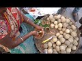Poor Hard Working Women Sale Tasty Masala Bel For Family | Indian Street Food
