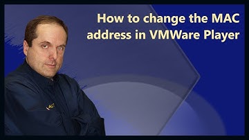 How to change the MAC address in VMWare Player
