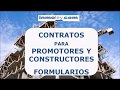 CONTRATOS PARA PROMOTORES Y CONSTRUCTORES
