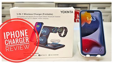 3-in-1 draadloos oplaadstation voor iPhone, Apple Watch en AirPods Pro 3 van Yoxinta Review