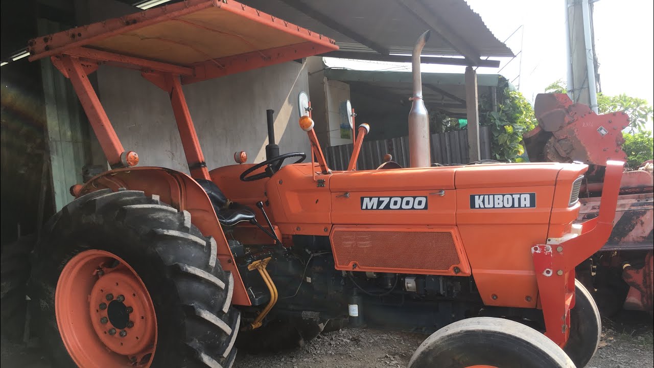 Kubota M7000 2WD tractor for sale - YouTube