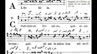 Video thumbnail of "Alleluia Confitemini Domino, Vigiliam paschalem, sabbato sancto"