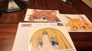 Anime stickers #1 Shield Hero girls and Fox girl peekers