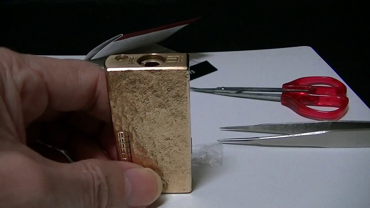 ダンヒルガスライター】ダンヒル70後期マイナーチェンジ型☆OH済着火 