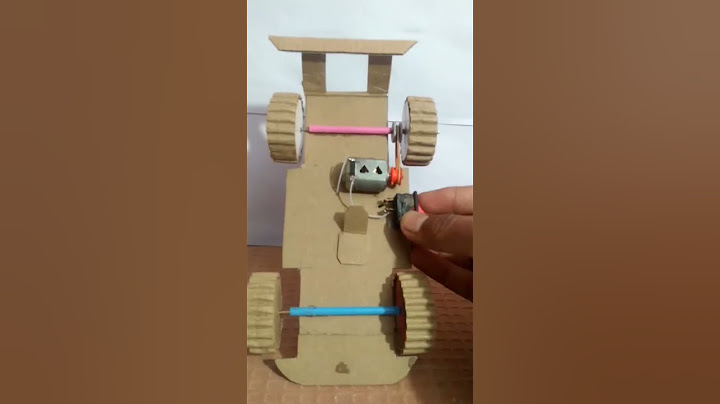 how to make cardboard car #dc motor #shorts🤯