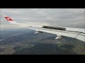 Swiss Airbus A220-300 HB-JCT  Landing in Zurich