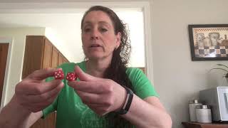 Mrs. Pinkham teaches the dice game called "Pig"