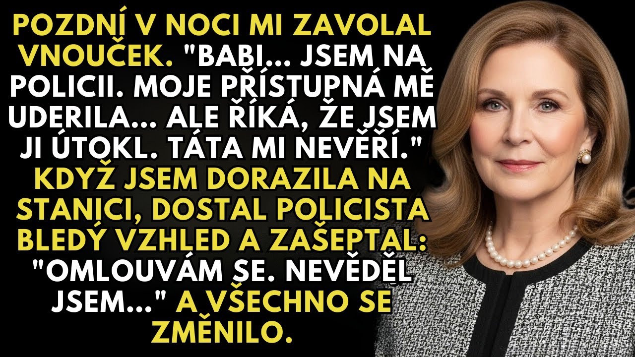 Můj vnuk mi volal z policejní stanice… Jeho nevlastní matka ho uhodila a můj syn tomu nevěřil.