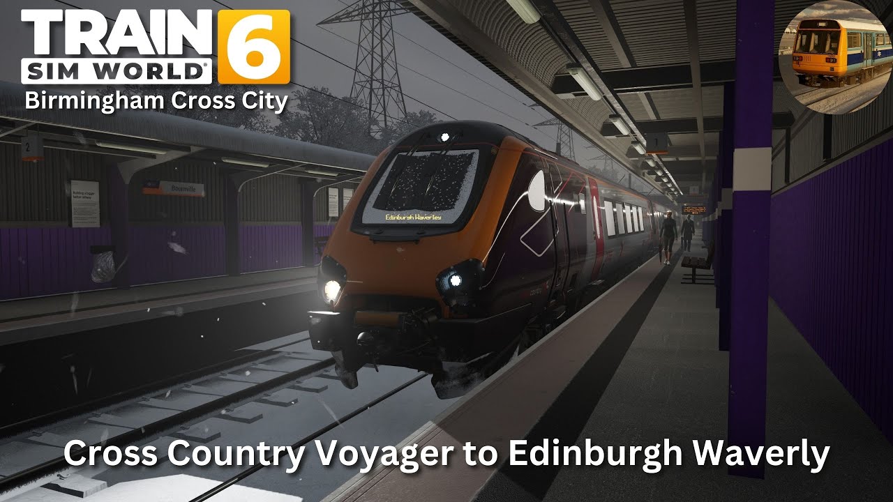 Cross Country Voyager в Эдинбург-Уэверли | Train Sim World 6