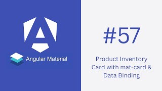 Product Inventory Card with mat-card & Data Binding