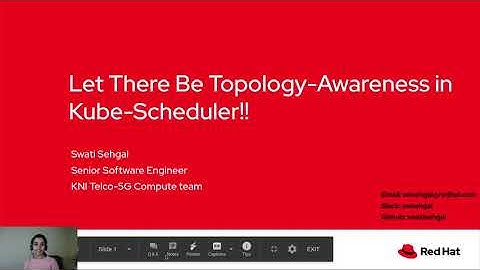 Devconf Topology Aware Scheduling Presentation