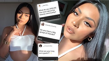 Chit chat GRWM + Q&A Boyfriend? Big group of friends? The beauty community? | Sarahy Delarosa