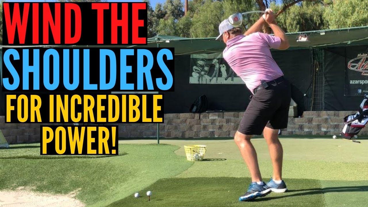 Wind the Shoulders for Incredible Power in Your Golf Swing! YouTube