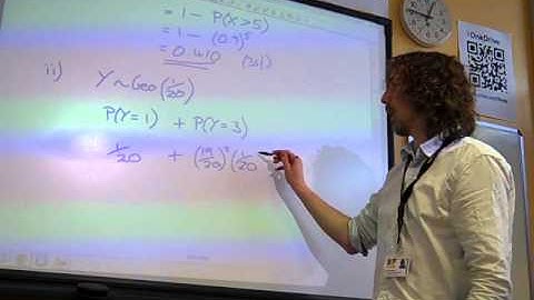 S1 Geometric Distribution OCR Summer 2012 q9