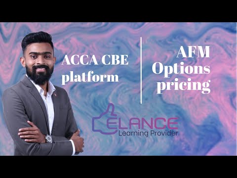 How to solve Option Pricing topic using ACCA CBE Spreadsheet platform - ACCA - AFM