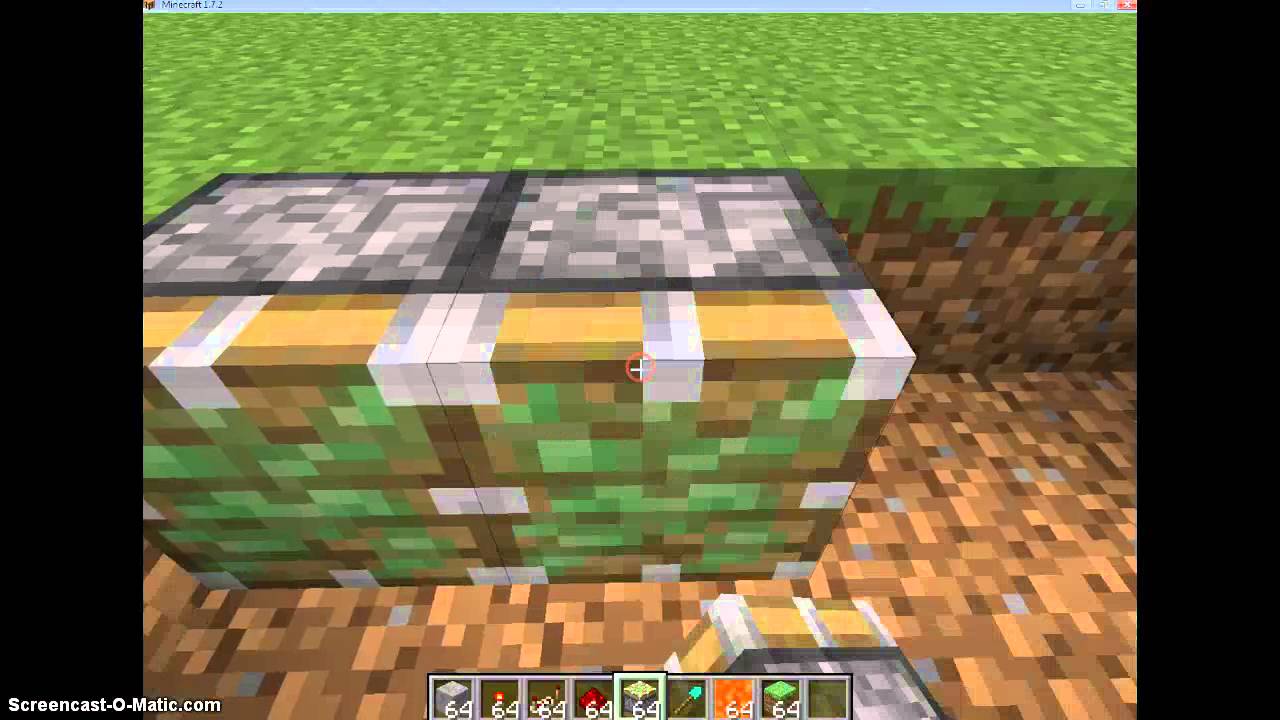 How to make a simple trip wire trap in minecraft - YouTube