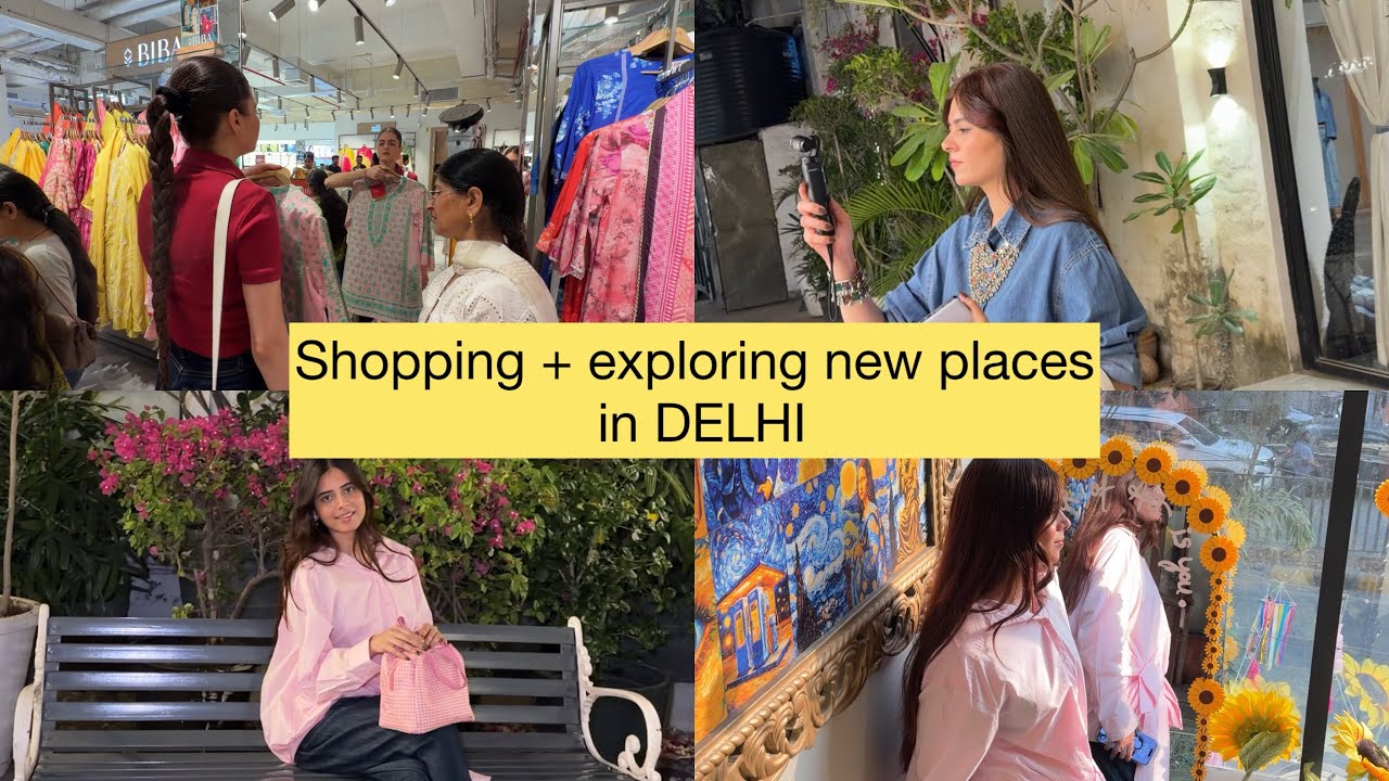 Shopping with MOM + Exploring new places in DELHI 🫶🏻 
